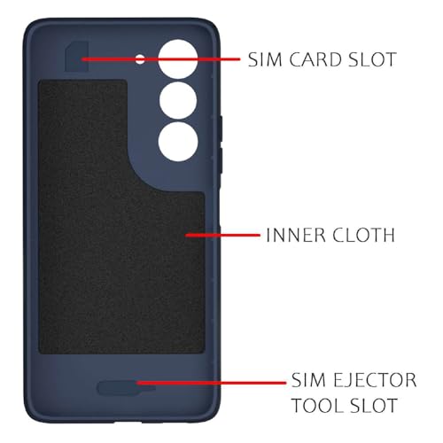 Image of Shockproof Case for Realme 14x 5G / P3x 5G / Narzo 80x 5G / 80 Lite 5G | Full Camera Protection | TPU Flexible Back Cover for Realme 14x 5G / P3x 5G / Narzo 80x 5G / 80 Lite 5G (Steel Blue)