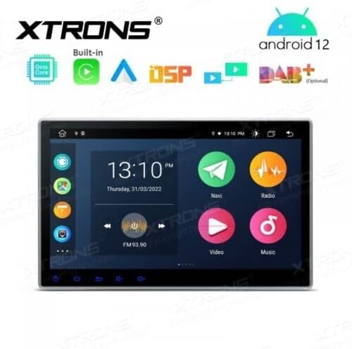 XTRONS TE124 with Android 12 and feature icons