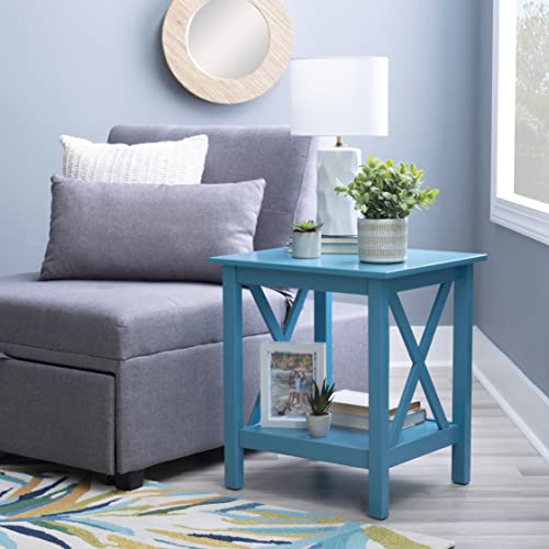 Linon Home Decor Products Teal End Linon Nelson Table #TOP1