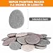River Rocks for Painting 90 Pcs Large 2-3 Inch Flat Smooth Painting Stones Craft Rock to Paint for Kids Crafts Painting Bulk