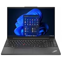 Lenovo ThinkPad E16 G2 16-inch (40.64 CM) Laptop, AMD Ryzen 7 7735HS (8-Core), 16GB DDR5 RAM, 512GB NVMe SSD, FHD+ IPS Display, Radeon 680M, Wi-Fi 6, Fingerprint Reader, Windows 11 Pro, MS-Office 2024