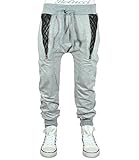  BIMBI MODA DE-31 Grau Jogginghose Baggy Harem Sport Hose Junge Slim-Fit Kinder Gr. 122-164 (14 (ca.146-152), grau)