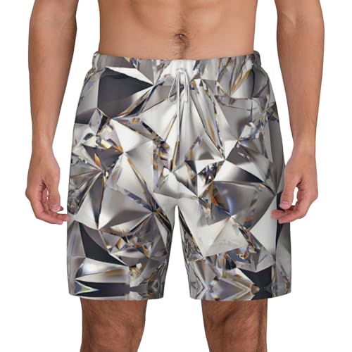 Short de bain diamant pour homme - Maillot de plage respirant à séchage rapide