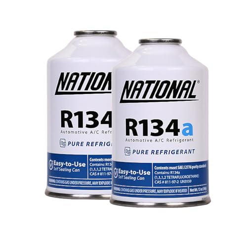 National Automotive A/C Refrigerant – 12oz Can for Vehicle Air Conditioning Recharge – Legacy System Compatible (3)
