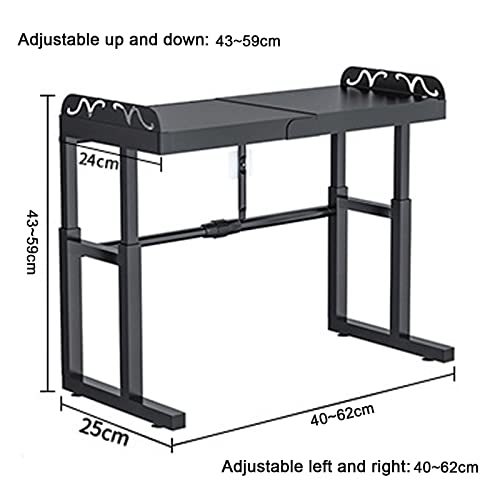 Support de rangement pour micro-ondes extensible pour optimiser la cuisine - 7