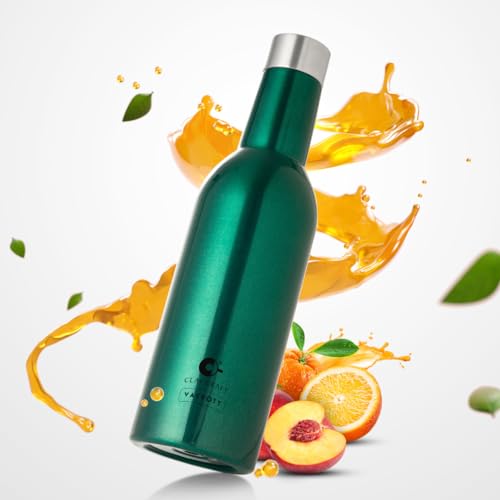 Image of Clay Craft Vacbott IVY Wine Double Walled|18 Hours Hot and 24 Hours Cold Water Vacuum Insulated Flask Bottle|1 Pcs|1000 ml Water Bottles|Travelling|BPA-Free|BIS Certified|1Year Limited Warranty