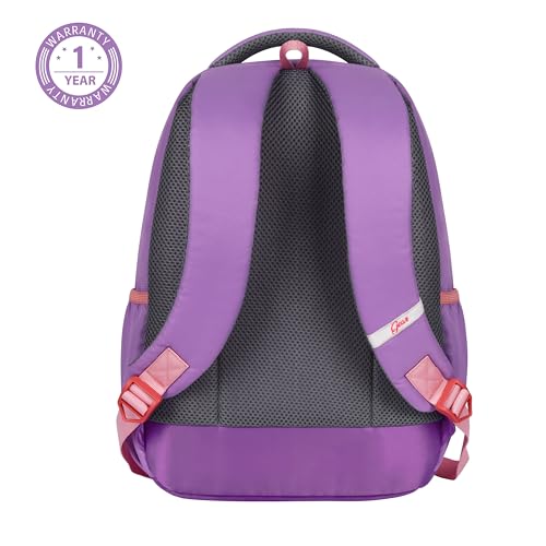Image of Gear Unicorn 17 inch /25L Medium Water Resistant School Bag /Casual Backpack /Daypack /Travel Backpack /Kids Bag for Boys /Girls (Pink - purple)