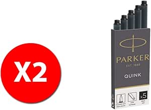 Parker Quink Cartuchos De Tinta - Tamaño Largo - 3 Paquetes De 5 (15