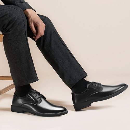 Men’s Dress Shoes Formal Oxford Slip On Business Derby Classic Lace-Up Tuxedo Shoes 6
