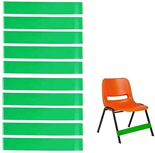 Chair Bands for Kids with Fidgety Feet Fidget Bands,20 Pack Stretch Foot Bands for Kids with Sensory ADHD ADD SPD for Home Classroom Chairs School Desks,Ameliorate Sensory Input (Green)