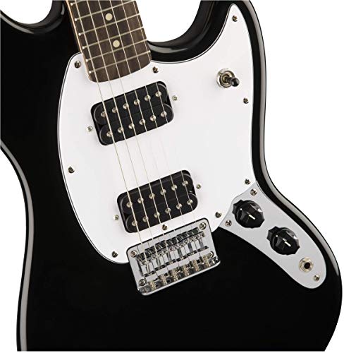 Squier Bullet Mustang Hh Electric Guitar, Black, Laurel Fingerboard #TOP2