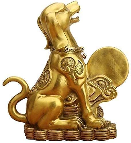 Statues de Chien du Zodiaque en Laiton pour sublimer votre Bureau et attirer la Richesse