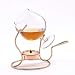 Old Dutch Brandy Warmer with Tea Light and Glass Snifter