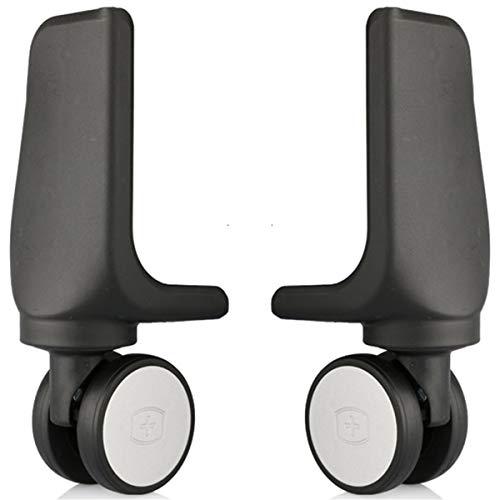 Luggage Wheels Replacement, Suitcase Wheels,Luggage Wheel, (Set of a Pair) 360 Degree Swivel Back Mute Repair Replacement Luggage Wheel Suitcase Wheels Parts Spinner