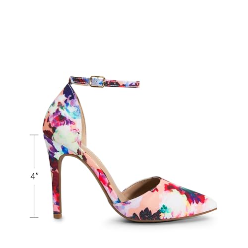 Image of DREAM PAIRS Women's High Stiletto Dress Heels Pumps | Closed Toe Pointed Toe Ankle Strap Dress Comfortable Pumps Shoes for Wedding Party Birthday Dancing