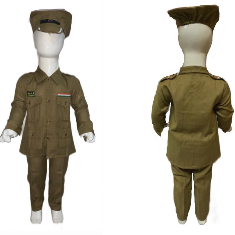 NATKHAT DRESS - Police Uniform Costume for Boys & Girls | Police Dress with Accessories | Perfect for Independence Day Celebrations For 5 year (B0DCS676L4) Amazon Price History, Amazon Price Tracker