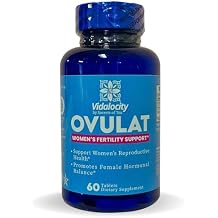 Secrets Of Tea Vidalocity Womens Fertility Support - Natural Blend with D-Chiro-Inositol, Folate, Myo-Inositol - Hormonal Balance - 60 Vegetarian Capsules