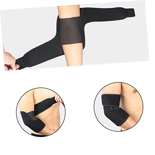 Toddmomy 1 Par De Mangas De Cotovelo De Tênis Suporte De Braço Cinta De Cotovelo De Beisebol Mangas