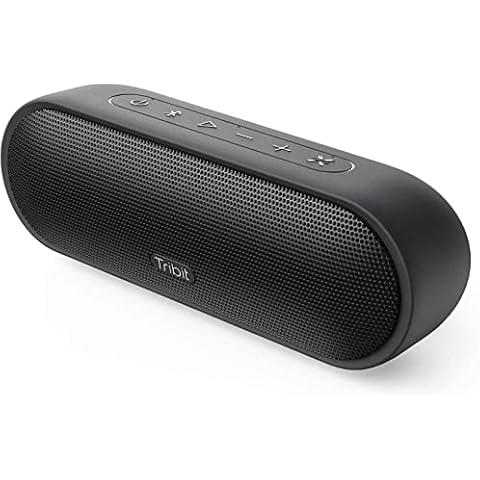 Upgraded Bluetooth Speaker Tribit MaxSound Plus 24W Portable Wireless Speakers with Bluetooth 5.0,Type C,Exceptional XBass,Audiobook EQ,IPX7 Waterproof,20-Hour Playtime,100ft Bluetooth Range Cover