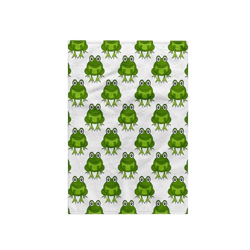 3D Rose Cute Green Frog Pattern TWL_204729_1 Towel, 15