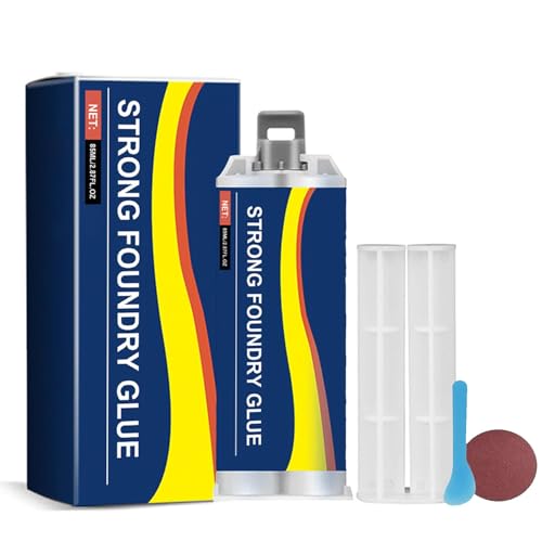 La Mejor Lista de Metales de fundición de esta semana. 46 Pegamento de Fundición Resistente para Metal, Adhesivo de Grado Profesional para Reparación de Grietas En Metal, Plástico y Acero, Manualidades, Resistente Al Frío y Al Calor,...