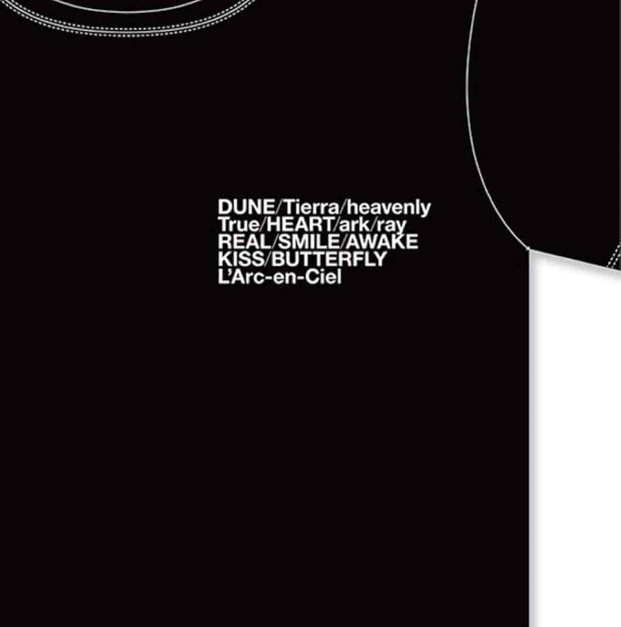 新品未開封 5種 FC限定 BIG ロゴ Tシャツ 限定 ラルク L'Arc L'Arc～en～Ciel黒旧ロゴTシャツSサイズ25周年ラニバLIVEラルク