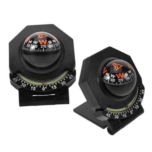 Boussole de tableau de bord inclinomètre graduation voiture navigation automobile x2