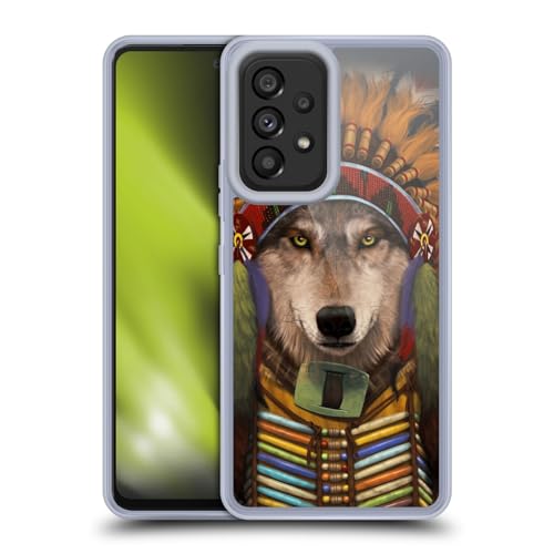 Carcasa gel Samsung Galaxy A53 5G antiarañazos con diseño de lobo para proteger tu móvil