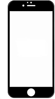 شاشة حماية زجاجية 5 دي متوافقة مع موبايل آيفون 6/ 6s (4.7 بوصة)، لون أسود