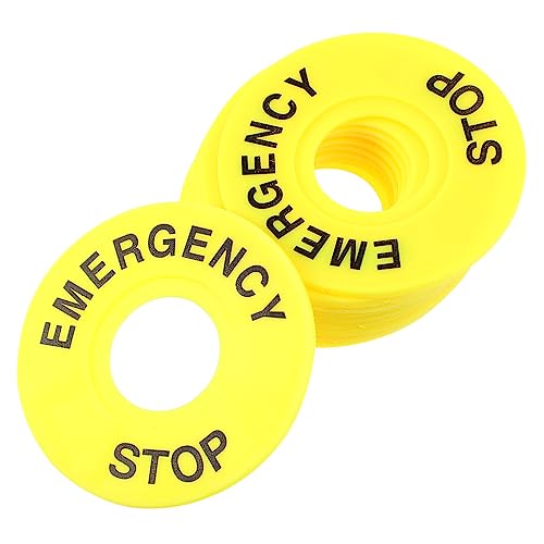 DECHOUS 10pcs Ring Alarm System Emergency Sign Circular Ring Material Easy to Use