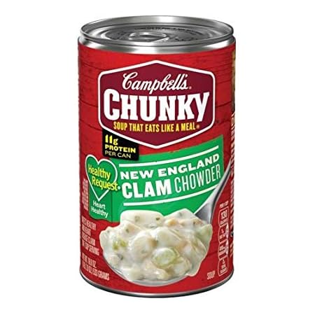 Campbell's healthy request soup - chunky New england clam chowder (051000167774)