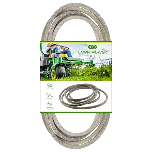 1/2" x 152 1/2" Inch M154296 M158131 Deck Belt Mower Lawn Tractor Fit for John Deere Z425 Z435 and Z445 ZTrak mowers with 54" Edge Deck, Made with Aramid Cord