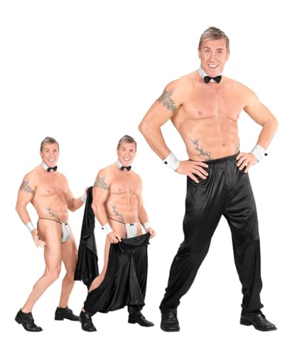 Horror-Shop Sexy Stripper-Hose mit Klettverschluss für Chippendales Showeinlagen M/L Horror-Shop Sexy Stripper-Hose mit Klettverschluss für Chippendales Showeinlagen M/L