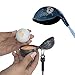 Sweet-Spot-It, Golf Impact Tool, 2.2" x 2.7", 1 Pack, Grey, Plastic, Chalk, Swing Training Aid, Recorder, For Clubs, Game Improvement, Strike, Teaching, Marking, Club Face, Long Shot, Practice Aids