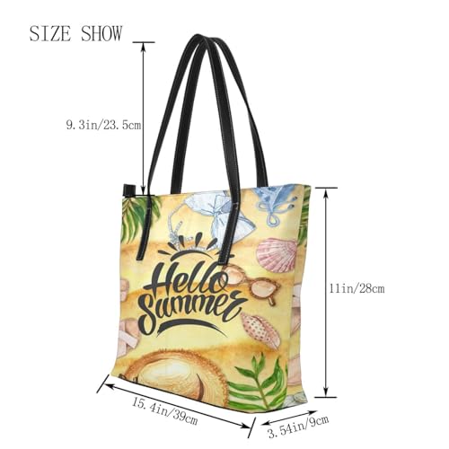 Sac à main Hello Summer léger pour le bureau, l'école et les sorties - 2