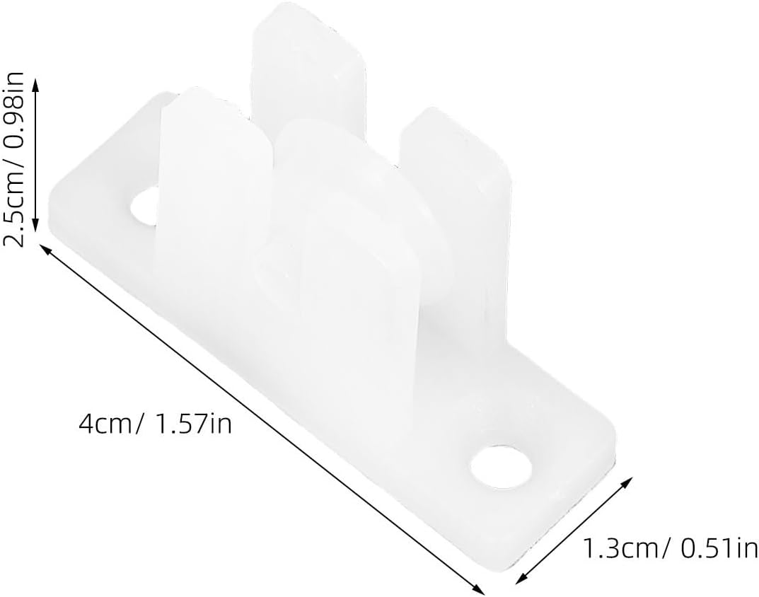 Toddmomy 2 Sets Screen Door Sliding Rollers with Raised Nylon Track Guide Anti-Jumping & Heavy Duty Lower Wheels Replacements for Screen Window Repair