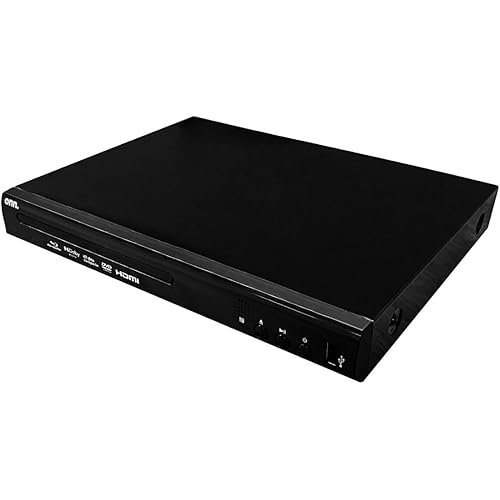 ONN Blu-ray Player with HD Video Output up to 1920x1080 Pixels, 100147615, Black (Renewed)