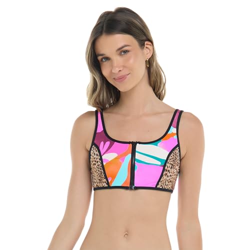 You Spin Me Zip-Front Crop Top – Low Back, Sporty
