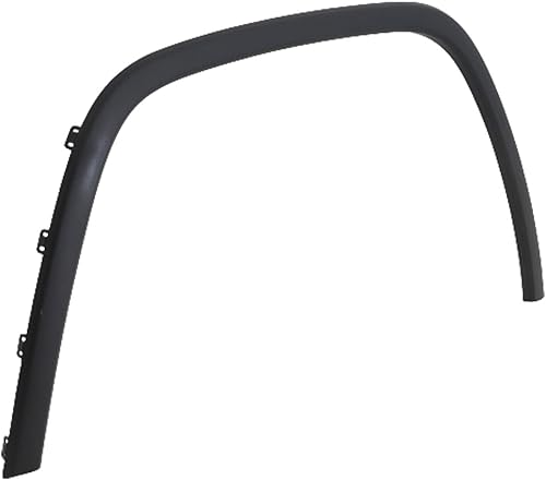 Miniatura 3 de Nuevo borde de arco de rueda delantera izquierda del lado del conductor para Jeep Grand Cherokee 2017-2022, hecho de plástico PP, negro,