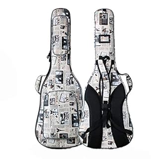 Housse Pour Guitare Acoustique Sac à guitare imperméable de 40/41 pouces Sac à guitare acoustique épaissi épaissi d… - Les Beatles, Paul McCartney, John Lennon, RIngo Starr, George Harrison