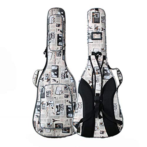 Étui de Guitare rembourré Sac à Guitare imperméable Acoustique d’épaule à Double épaule 40/41 Pouces Sac à Dos pour… - Les Beatles, Paul McCartney, John Lennon, RIngo Starr, George Harrison Étui de Guitare rembourré Sac à Guitare imperméable Acoustique d'épaule à Double épaule 40/41 Pouces Sac à Dos pour…