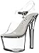 Produktbild Ellie Shoes 711 Flirt C Plateau-Sandale für Damen, Transparent (Transparent.), 36 EU