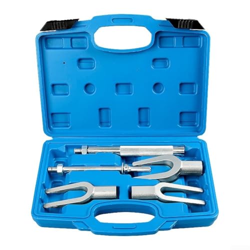 Zoegneer 5 Piece Ball Joint Separator Fork Type Puller Remover Tool Set Chrome Vanadium Steel for Tie Rod Control Arm Repair 17.4mm to 27.8mm with Storage Case