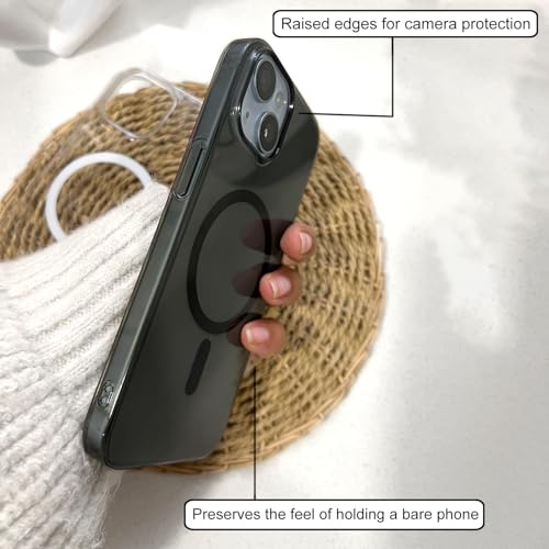 Image of COLORflow Back Cover Compatible with Oppo A5 Pro 5G / A5 Pro 4G | White Crystal Clear | MAG-Safe | Slim Soft Touch Case with Anti-Slip Grip & Camera Protection