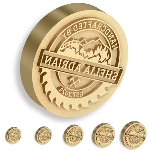 Custom Wood Branding Iron Logo Personalized Metal Branding Iron for Meat Leather Cake Customized Wood Burning Stamp(Only Metal Burning Stamp)