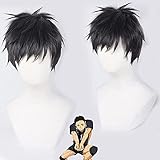 Pelucas Para Haikyuu!! Hajime Iwaizumi, Cosplay Anime Costume ​Postizos Para Uso Diario Y Juegos Rol Masquerade Halloween Traje Fiesta