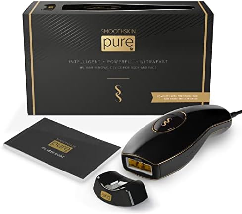 SmoothSkin Pure FIT Intelligent Ultrafast IPL Permanent Hair Reduction for Women & Men - Body & Face – FDA Cleared