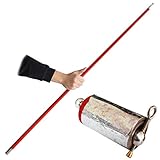 OUERMAMA 150CM Magic Appearing Wand Metal Appearing Cane with Video Tutorial Stage Magic Trick