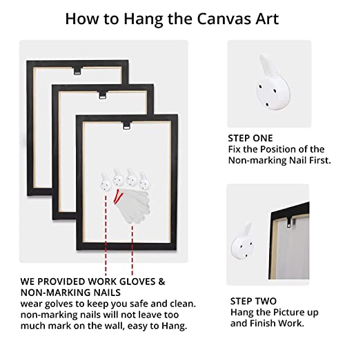 3 Pcs Yellow Kitchen Decor Wine Wall Art Dining Room Decor Kitchen Wall Decor Black And White Canvas Living Room Decorations Paintings Prints Pictures Framed Artwork For Home Walls 12X16 Inch #TOP4