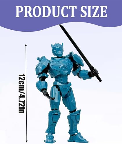 INOCEAN Action Figure, Dummy 13 Action Figure Toys, 3D Printed Action Figures, Fully Articulated Robot Toy, High Degree&Freedom Action Figures, 3D Printed Toys for Desktop Decor&Game Lovers